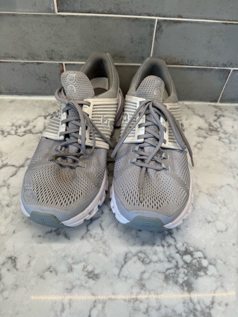 On Running Women's Cloudswift Athletic Shoes in Grey